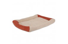 Aspen Self Warming Bolster Dog Mat Barn Red, Cream 1ea/20,5 in X 14 in