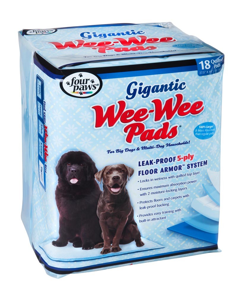 Four Paws Four Paws Wee-Wee Gigantic Dog Pee Pads 1ea/18 ct, 27,5 in X 44 in