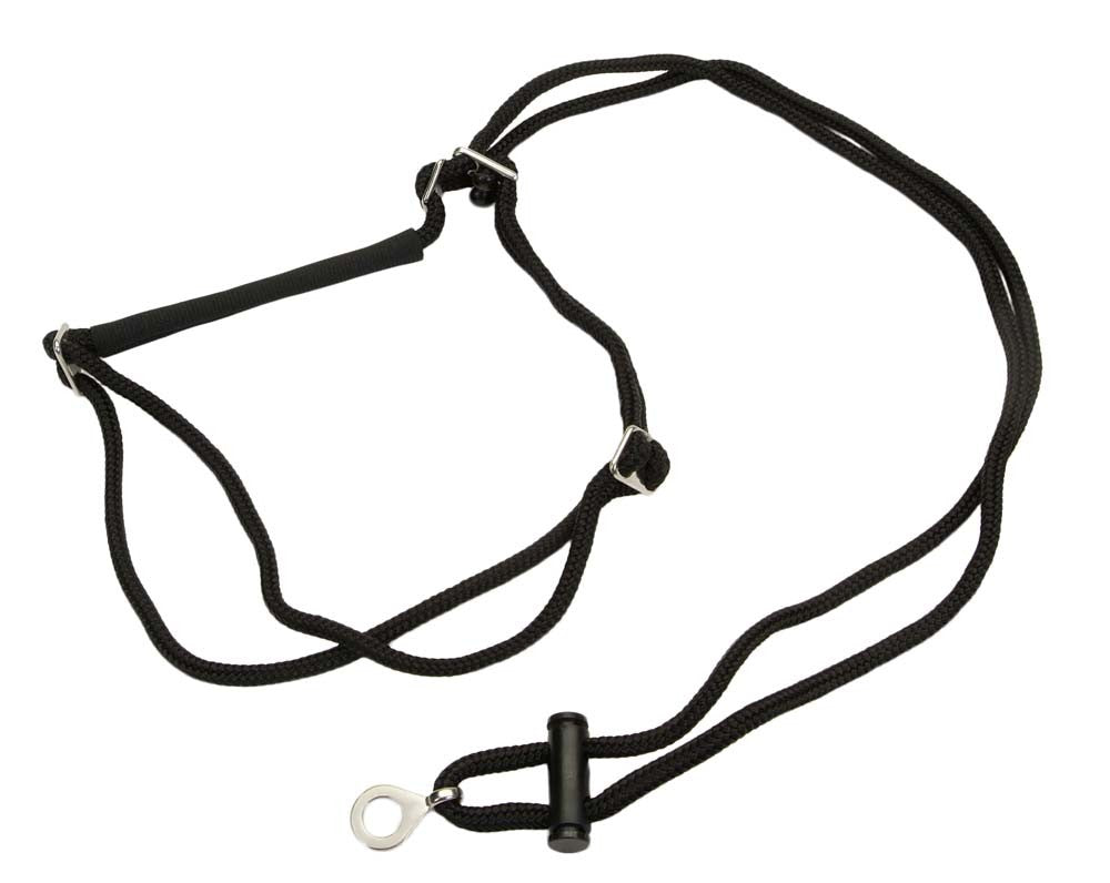 Holt Adjustable Dog Control Harness Black 1ea/SM, 14 in