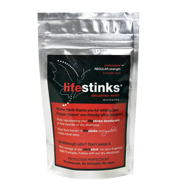 Duggan Sisters LifeStinks Cedarwood Refill Bag - Regular Strength (4.5 oz) #10072308