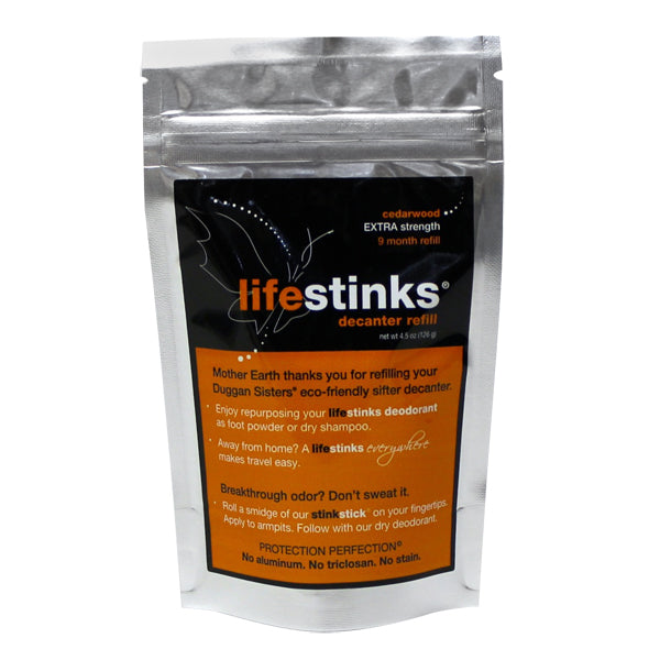 Duggan Sisters LifeStinks Cedarwood Refill Bag - Extra Strength (4.5 oz) #10072309