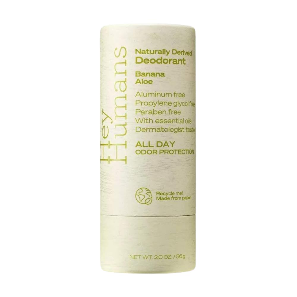 Hey Humans Naturally Derived Deodorant Banana Aloe - 2oz (Pack of 1)