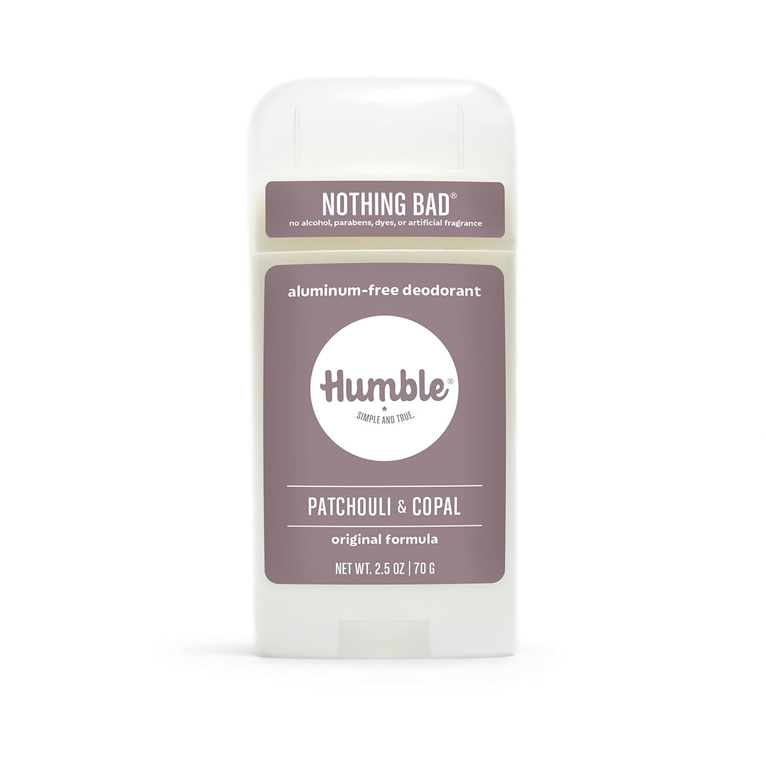 HUMBLE BRANDS Patchouli Copal Frankincense Deodorant, 2.5 OZ