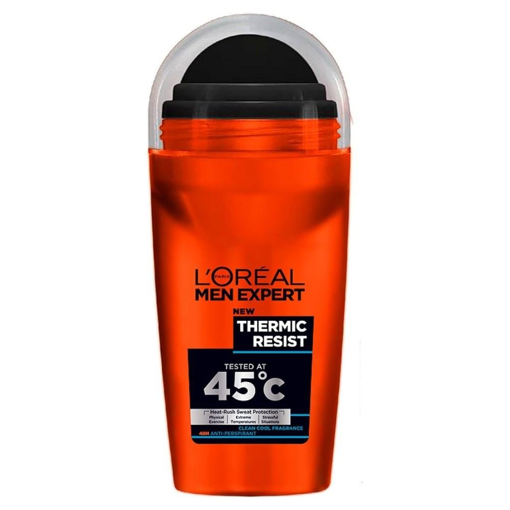 L'Oréal Paris Men Expert Deodorant Roll-On - Thermic Resist (50ml) - Pack of 6
