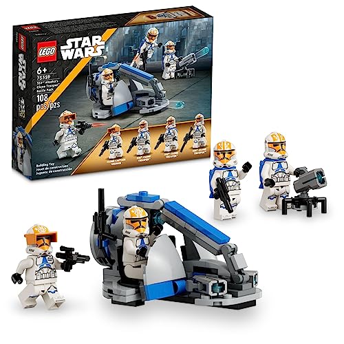 LEGO Star Wars Clone Trooper Battle Pack Building Set with 4 Star Wars Figures