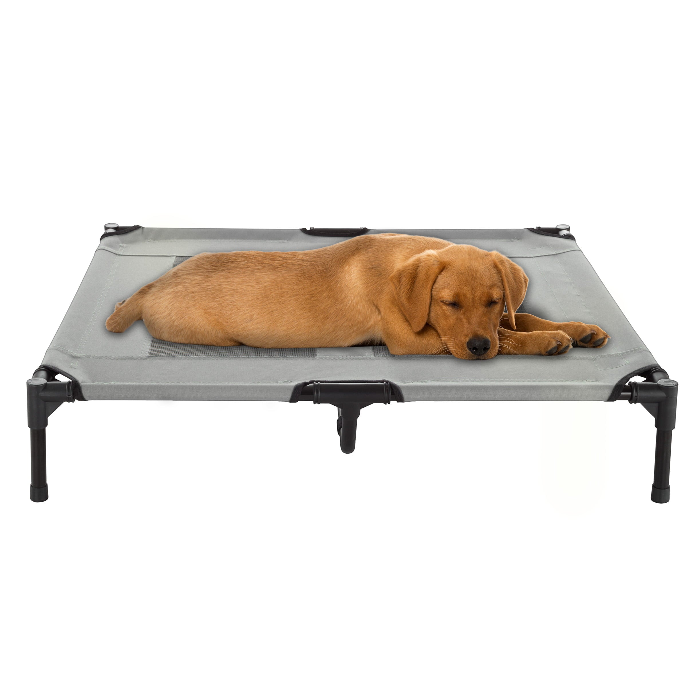 36”x 29.75" Portable Pet Bed with Non-Slip Feet, Gray