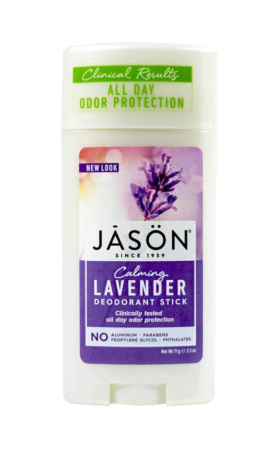 JASON Calming Lavender Deodorant Stick, 2.5 Ounce Sticks (Pack of 3)