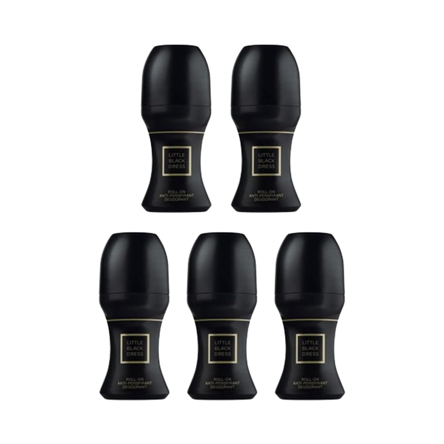 Little Black Dress Roll On Deodorant 50 ml, For Women, Day or night… Always in style! Oriental and floral scent Notes of honeysuckle, jasmine and sandalwood (Pack Of 5)