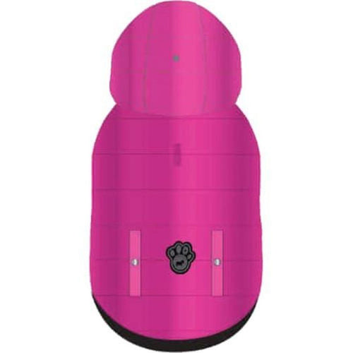 Canada Pooch Dog Puffer Vest Shiny Pink 10