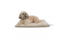 Creative Solutions by K&H Pet Bed Heater With Free Cover Tan 1ea/Medium 10 X 12 in