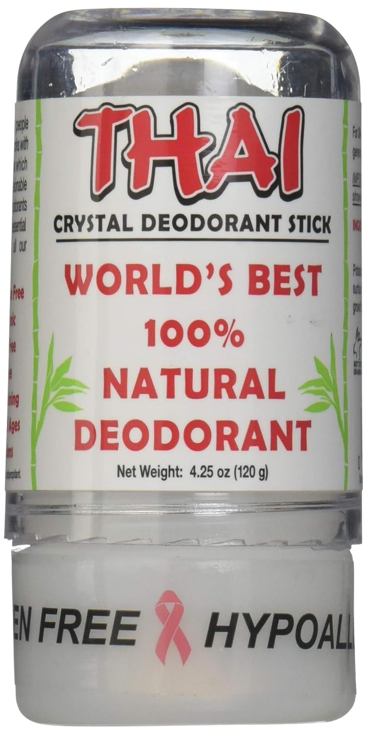 Deodorant Stones of America: Thai Crystal Deodorant, 4.25 oz (Pack of 4)