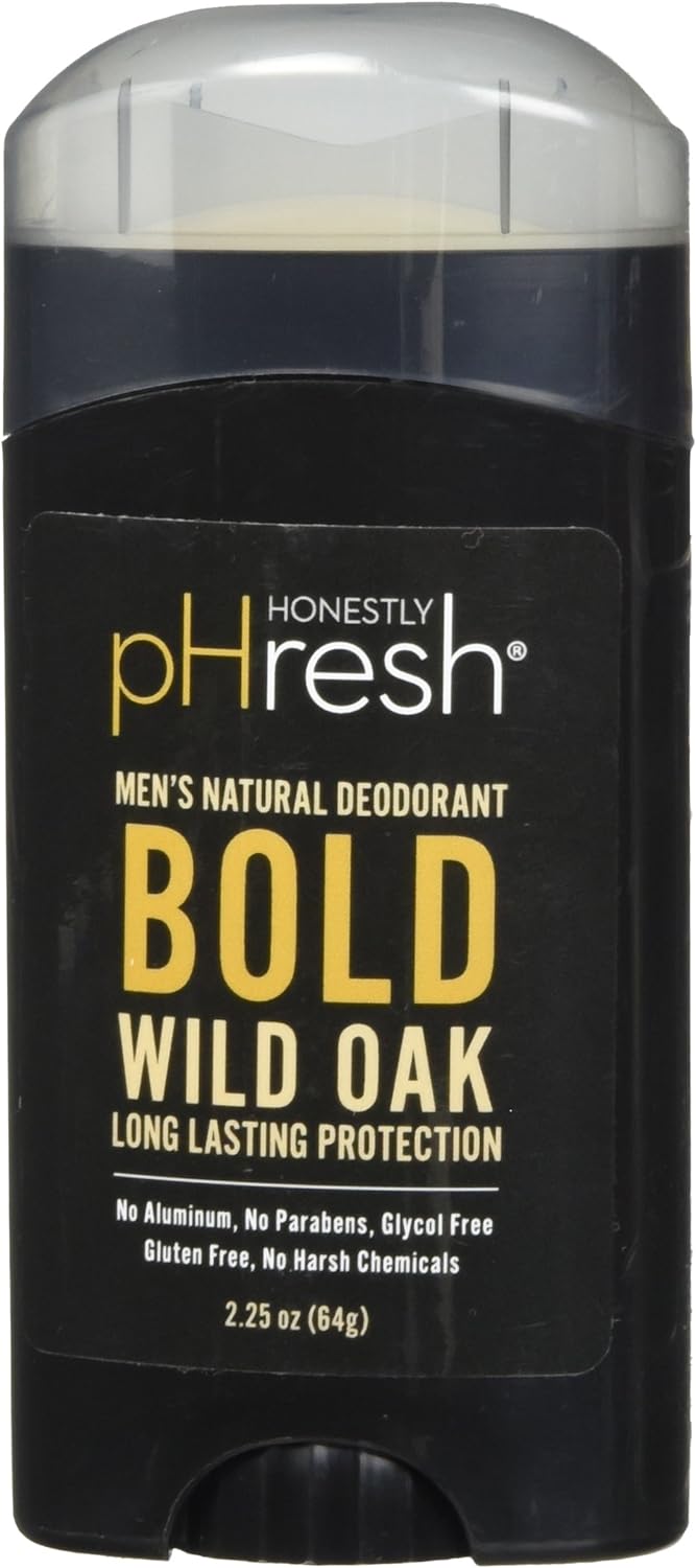 HONESTLY PHRESH Wild Oak Stick Deodorant Men, 0.02 Pound