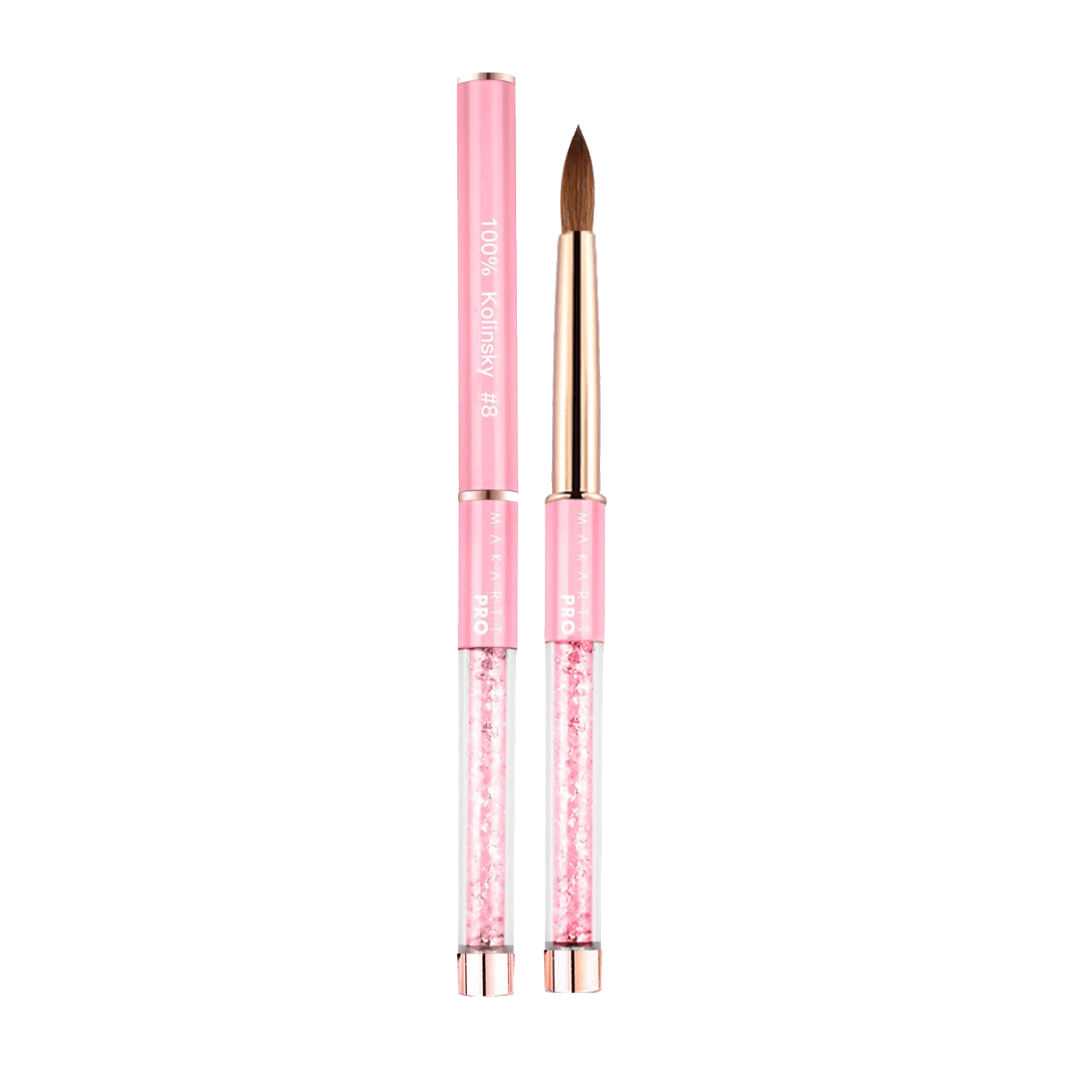 Makartt - Nail Tool - 100% Kolinsky Acrylic Brush - #8