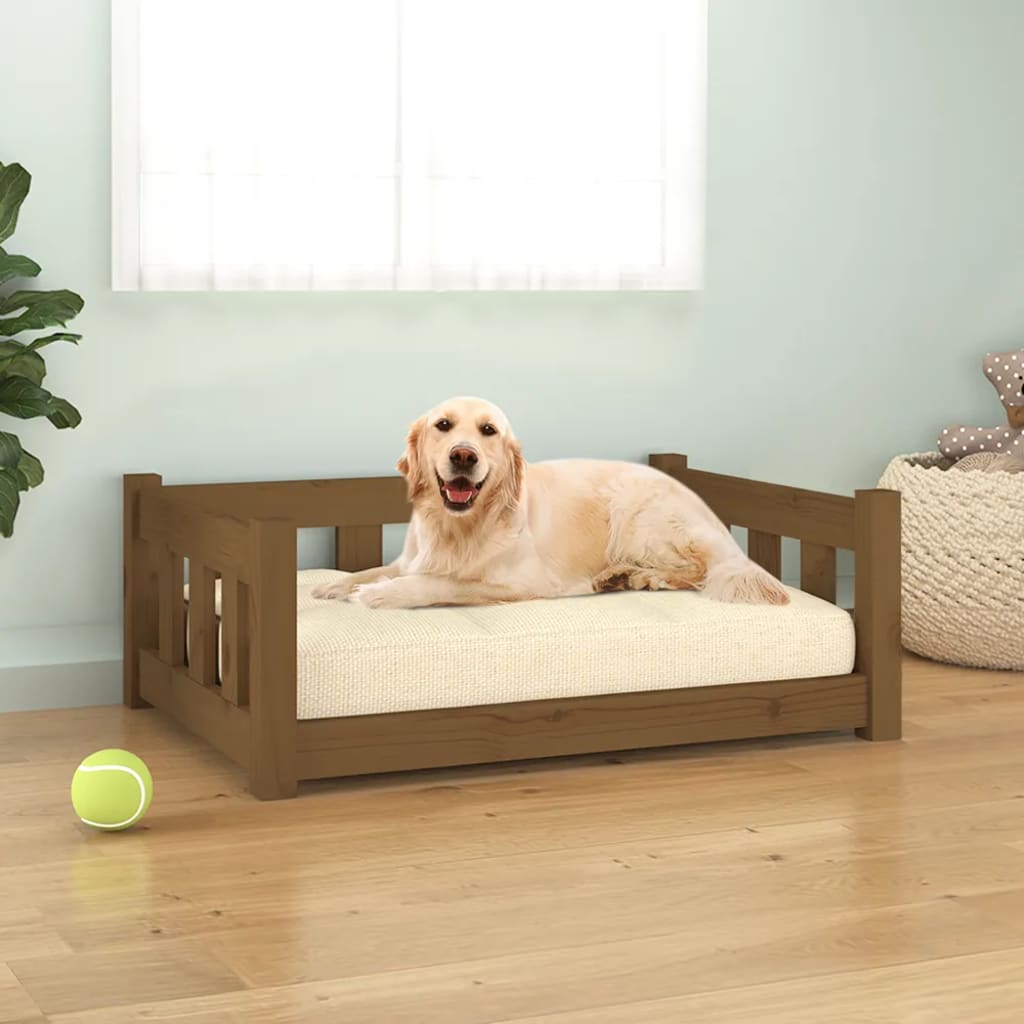 Dog Bed Solid Wood Pine