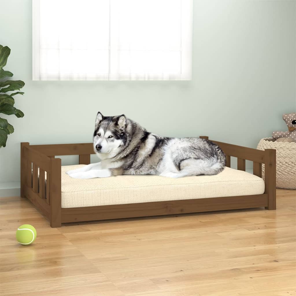 Dog Bed Solid Wood Pine
