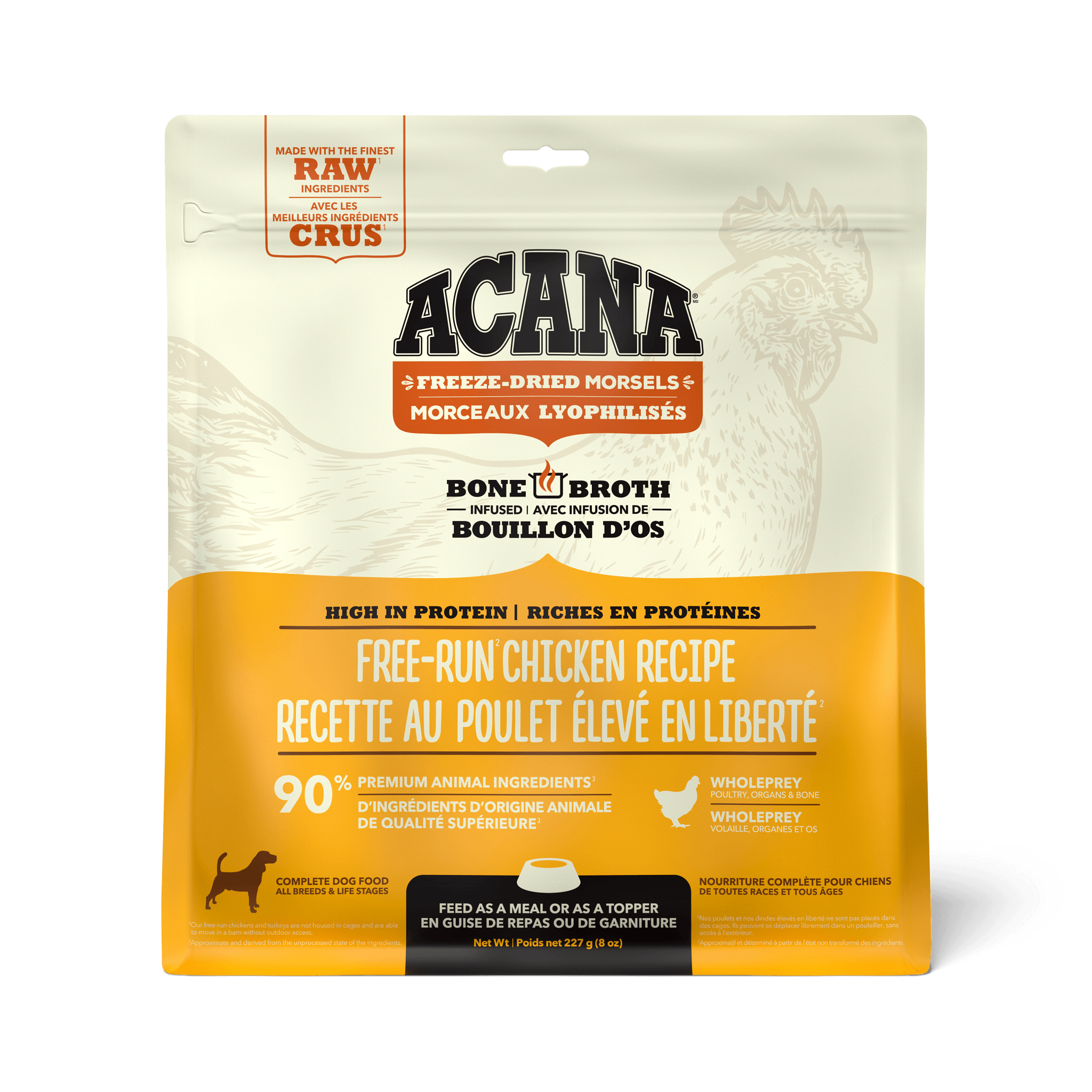 Acana Freeze-Dried Food Morsels Free-Run Chicken Recipe