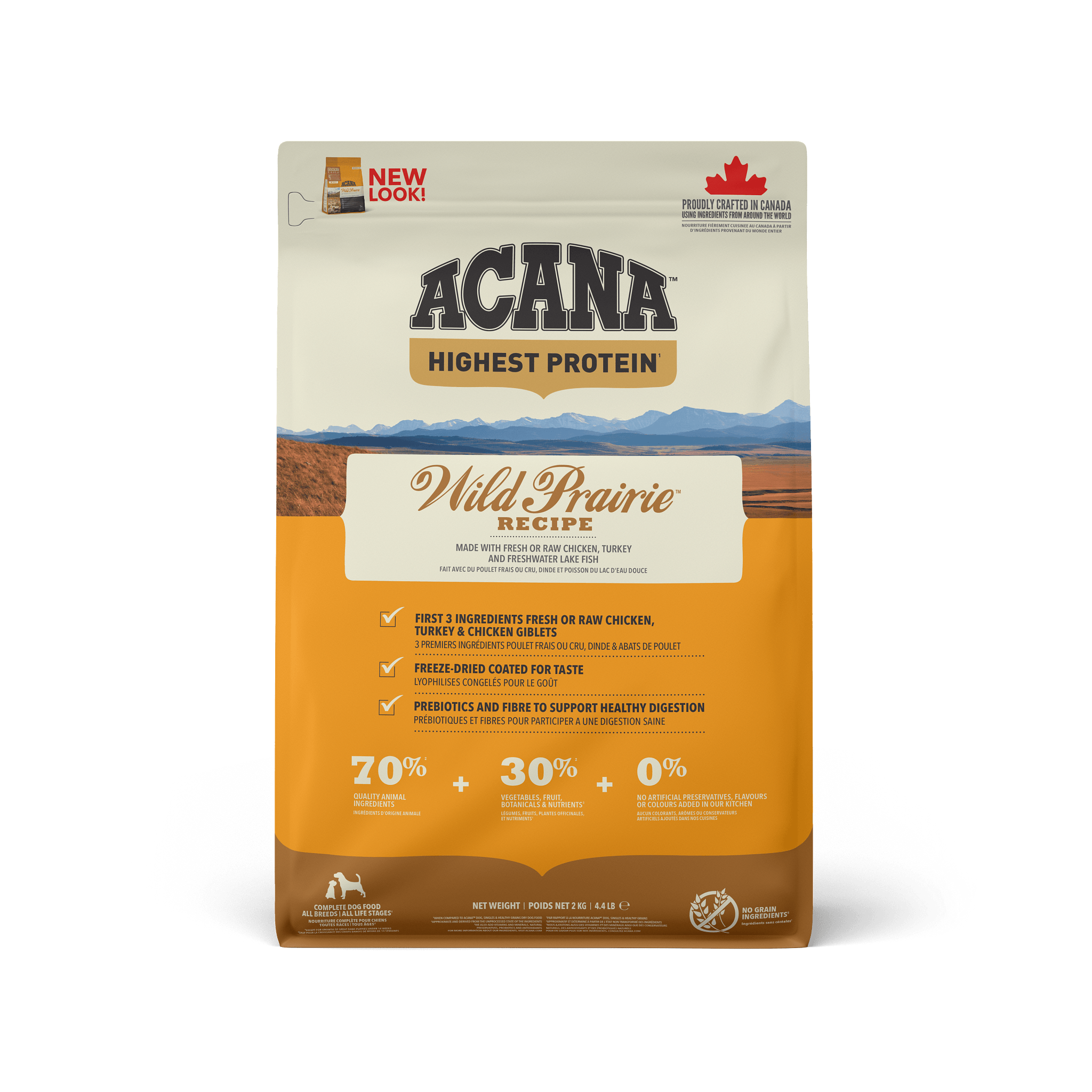 Acana Highest Protein Wild Prairie Dry Dog Food Recipe