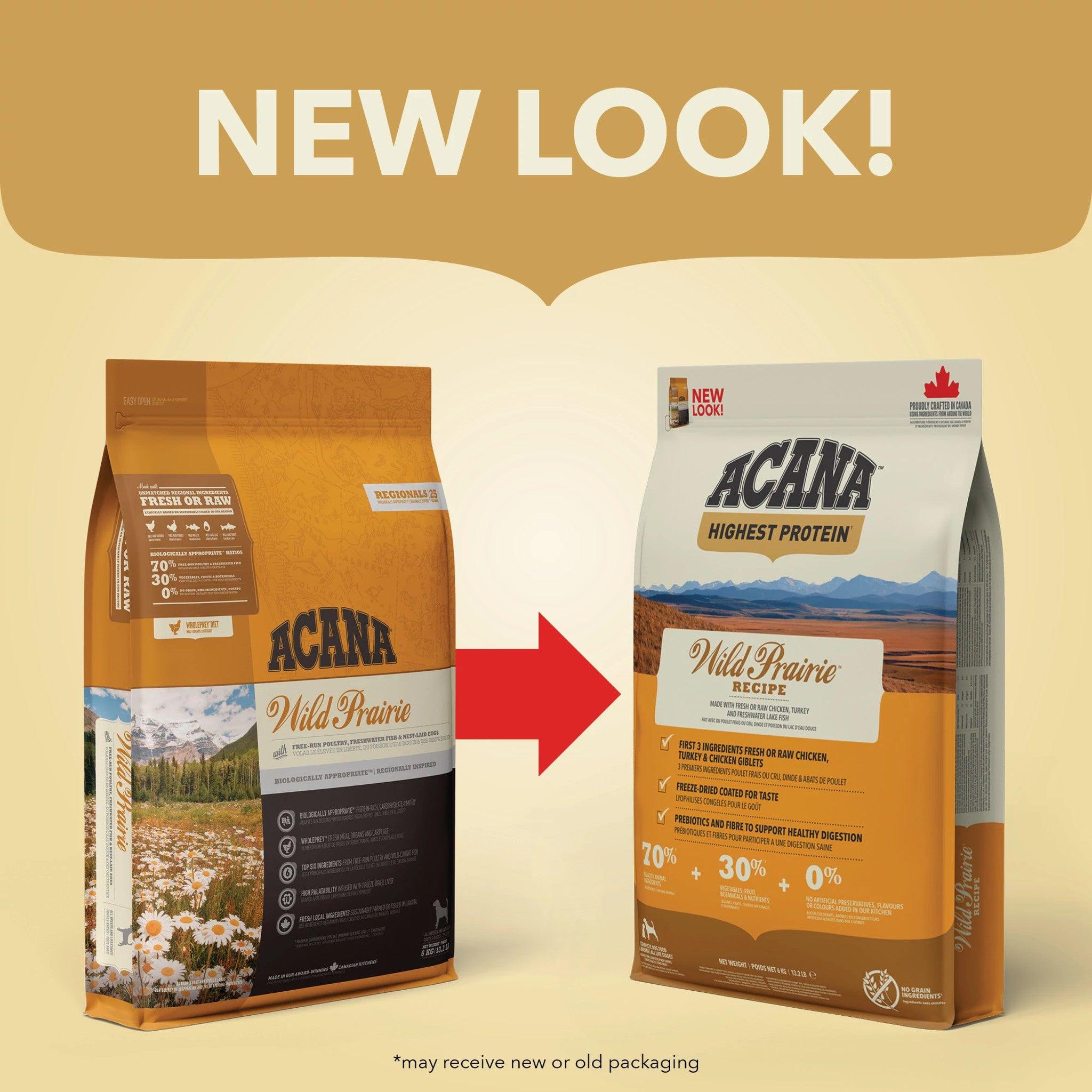 Acana Highest Protein Wild Prairie Dry Dog Food Recipe