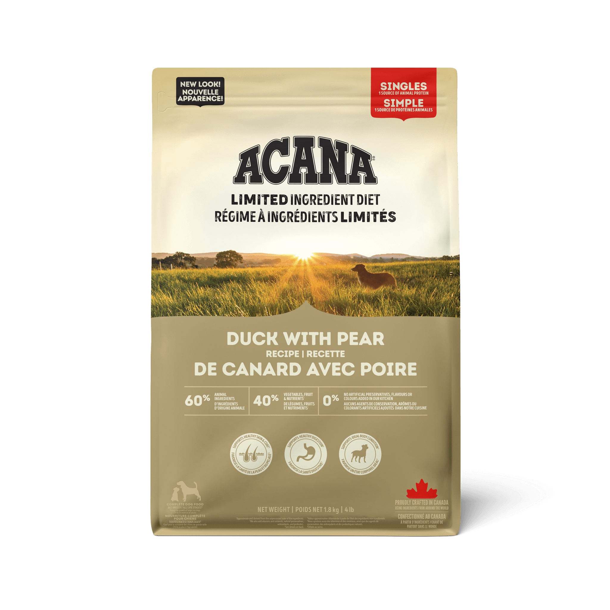 Acana Singles Limited Ingredient Diet Duck & Pear Dog Food Recipe