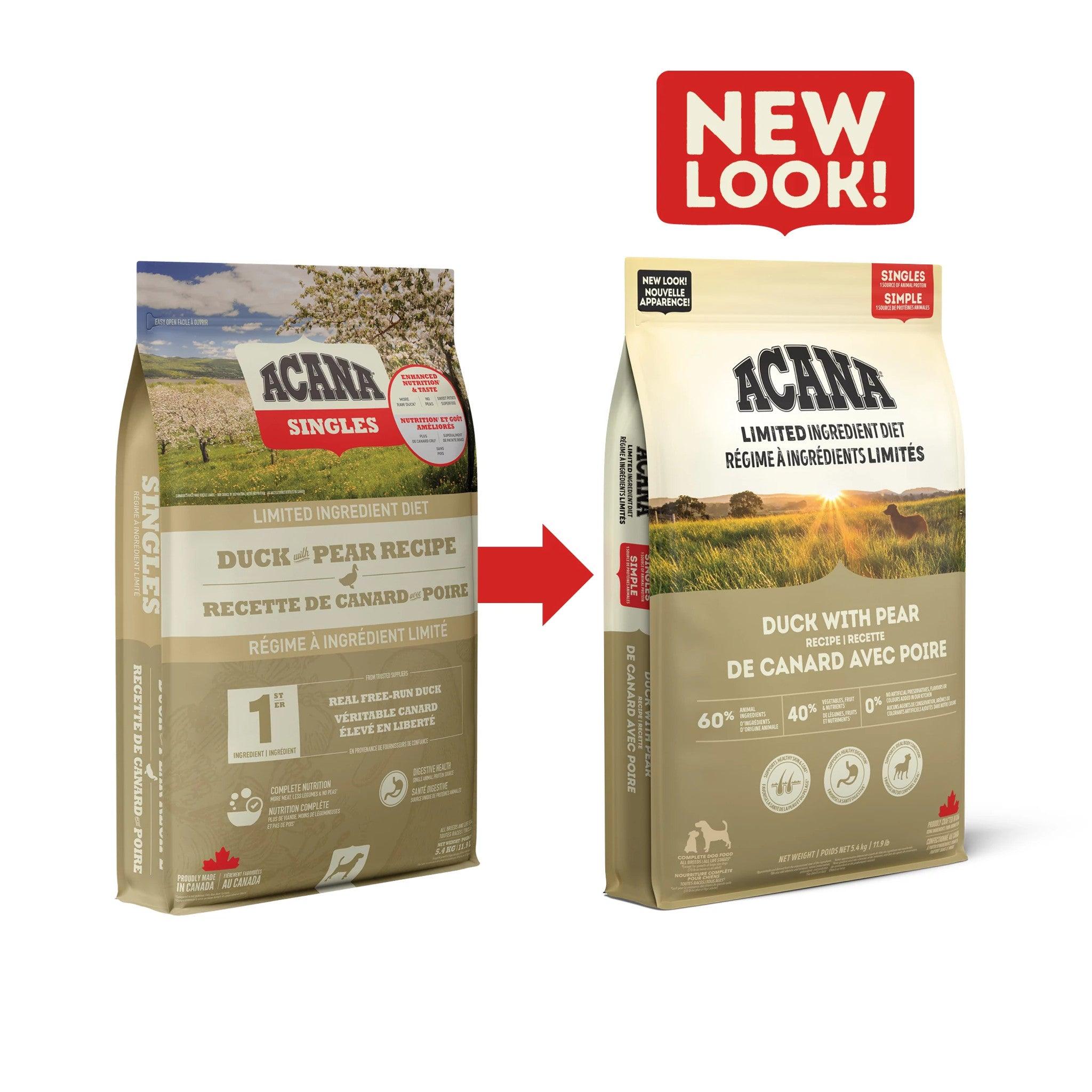 Acana Singles Limited Ingredient Diet Duck & Pear Dog Food Recipe