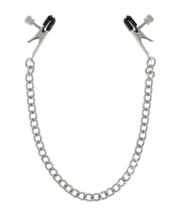 Bull Nose Nipple Clamps with Link Chain
