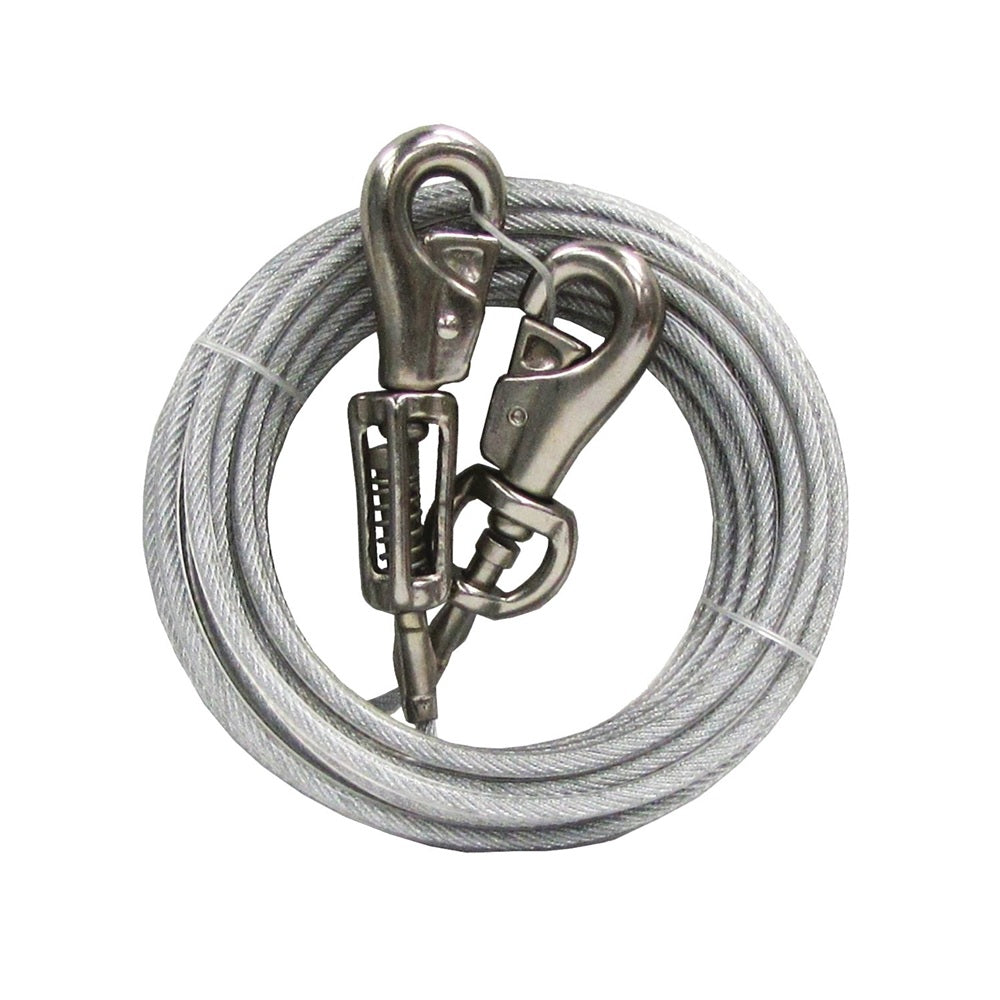 Boss Pet Q5720SPG99 PDQ Tie-Out With Spring, 20 Feet