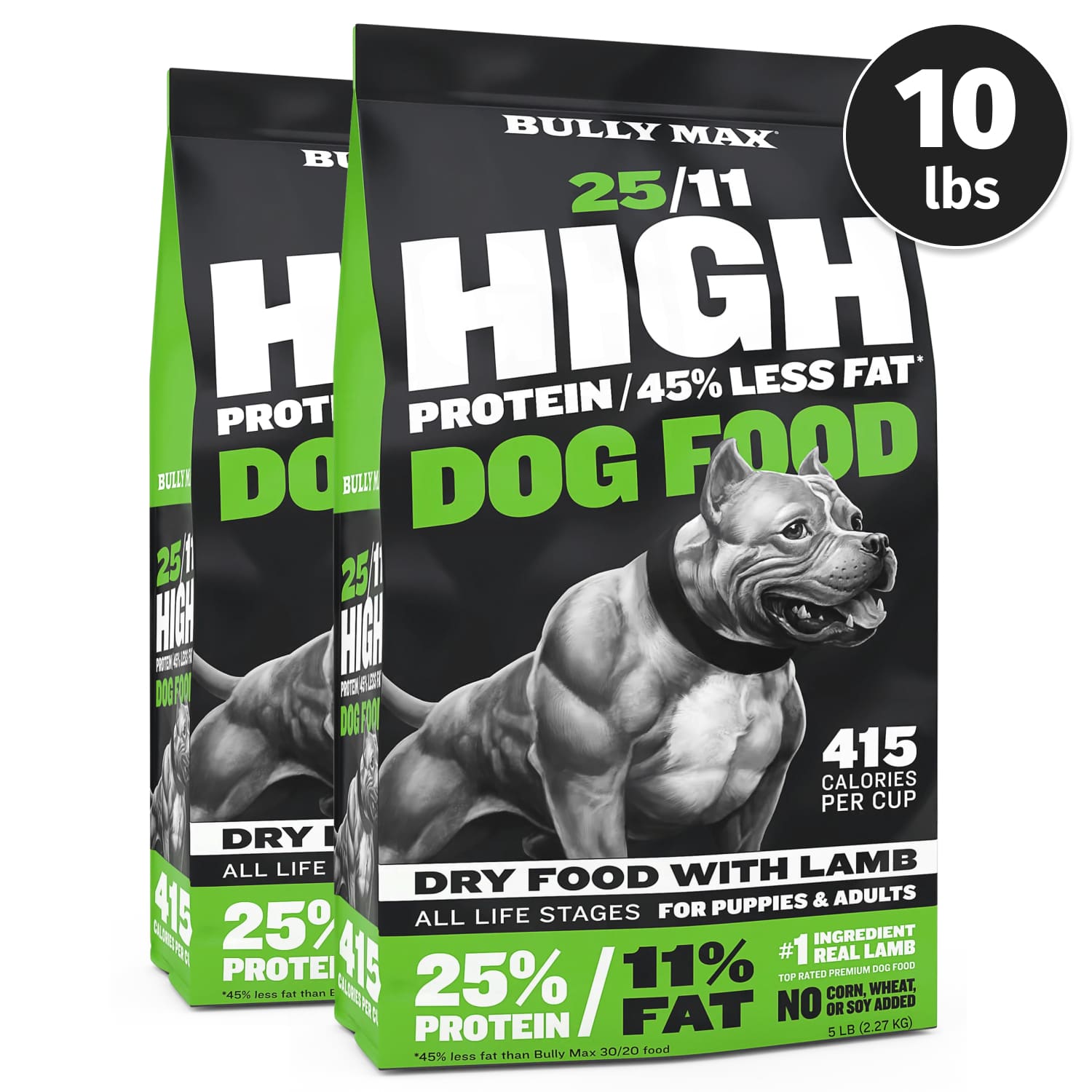 Bully Max 25/11 High Protein 45% Less Fat Dog Food
