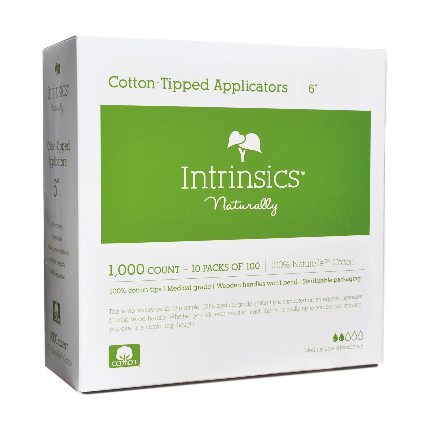 Intrinsics Cotton Tipped Applicators, 6" Handle