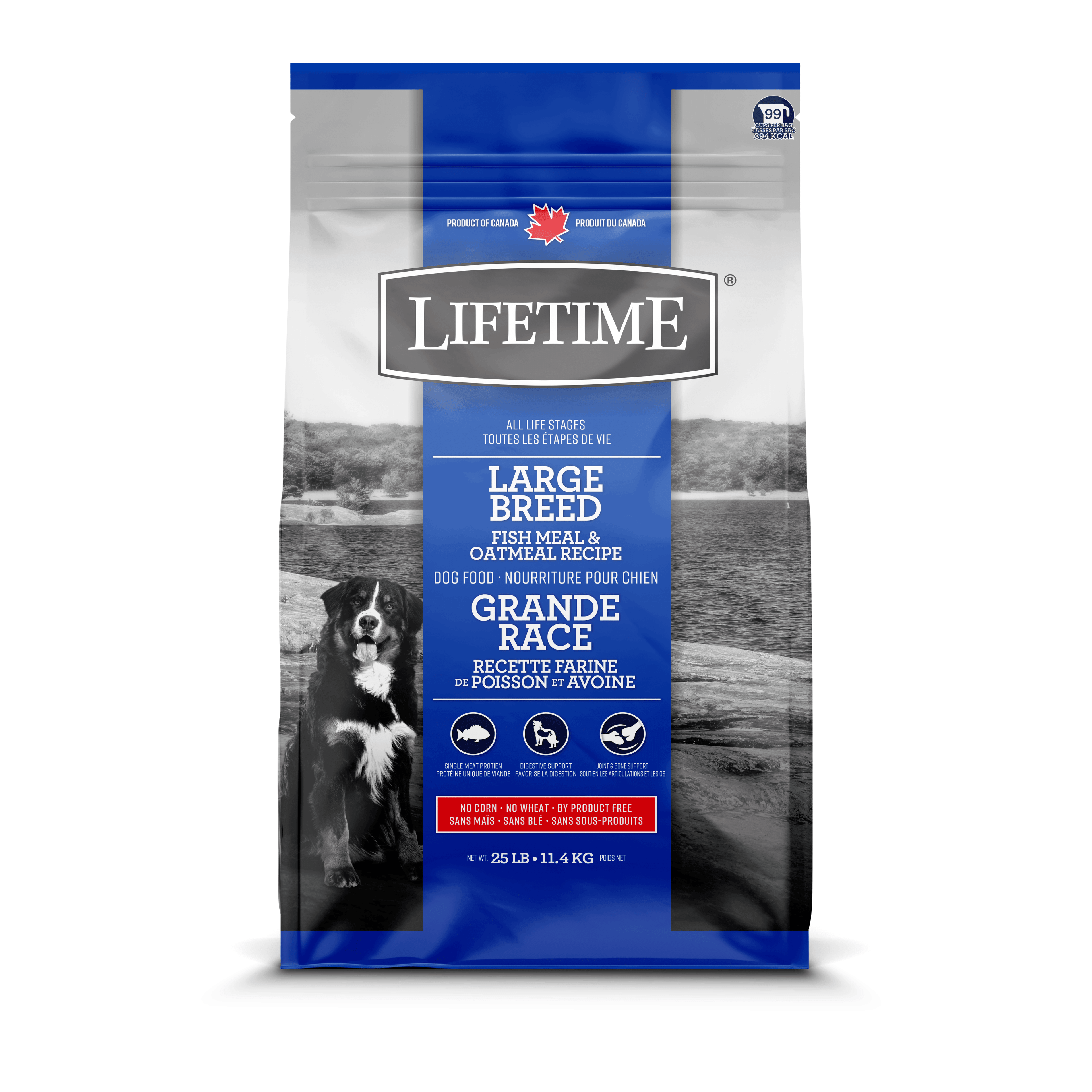 Lifetime All Life Stages Dog Food Large Breed Fish Meal & Oatmeal