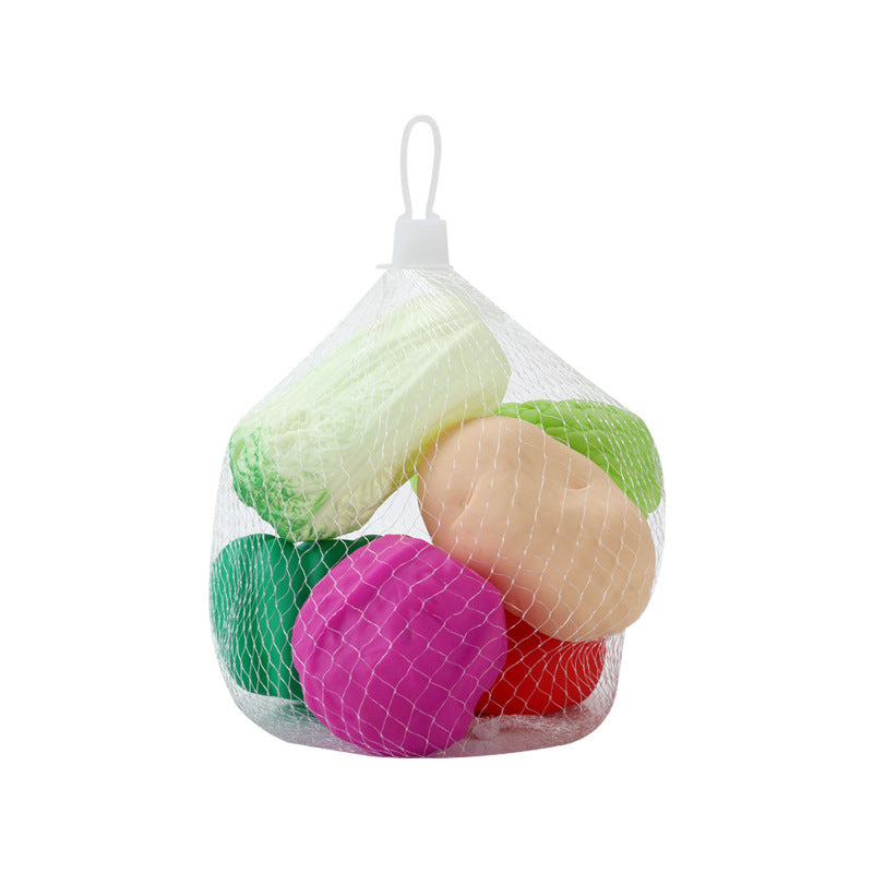 Children's Bath Toys Simulation Fruit And Vegetable Kneading Sound Puzzle Baby Baby Bathroom Water Toys Wholesale