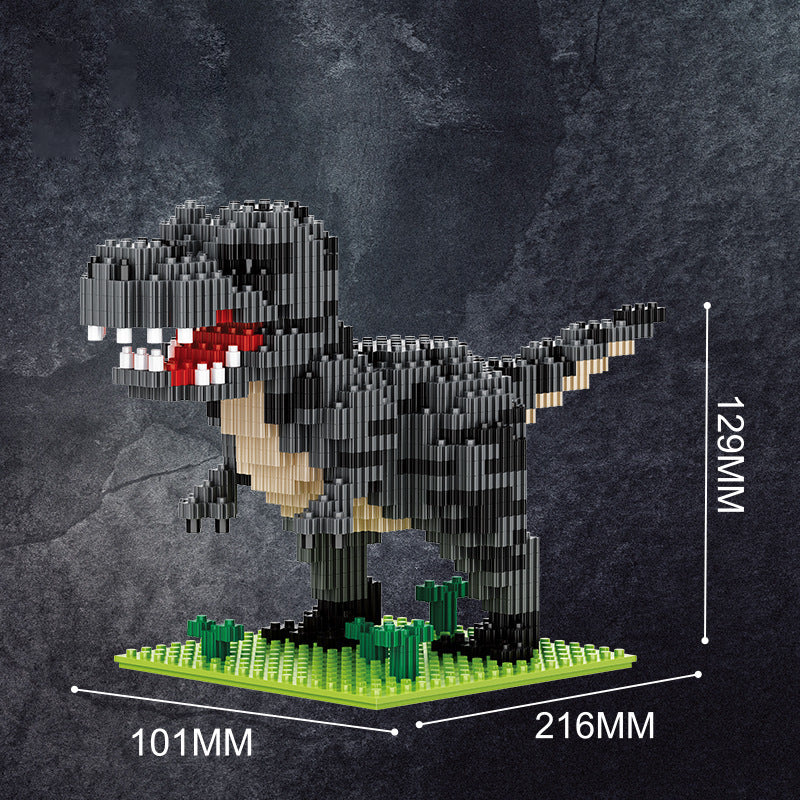 Dinosaur Building Blocks Game Small Particles Brick Toy Set