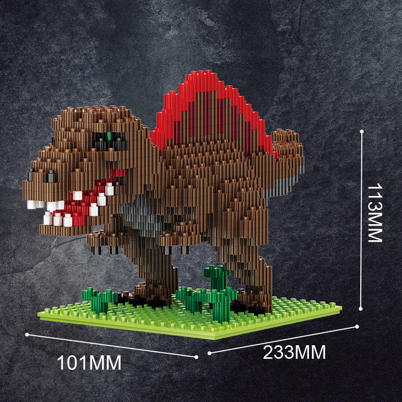 Dinosaur Building Blocks Game Small Particles Brick Toy Set