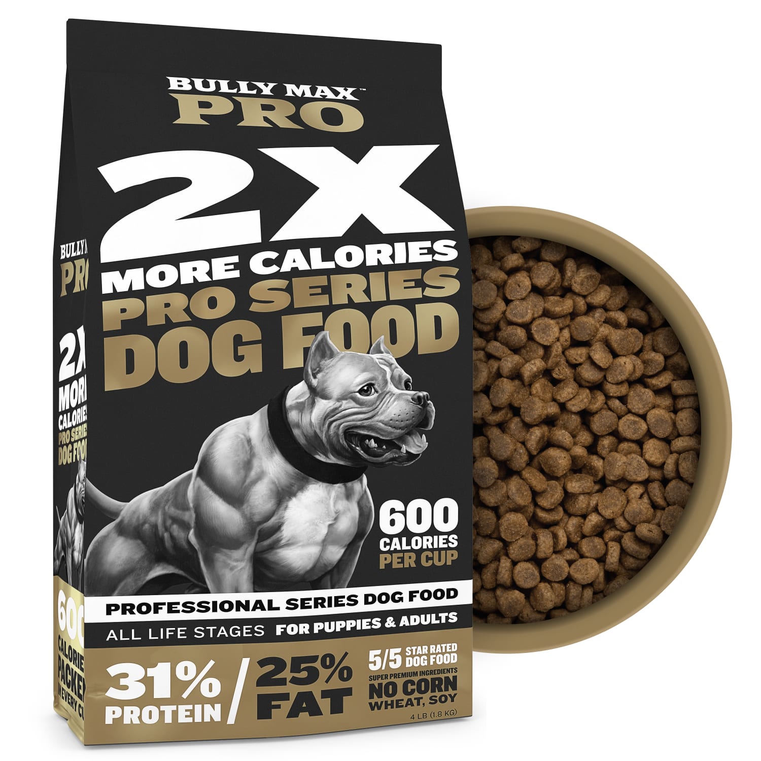 Bully Max PRO Series 31/25 High Calorie Dog Food